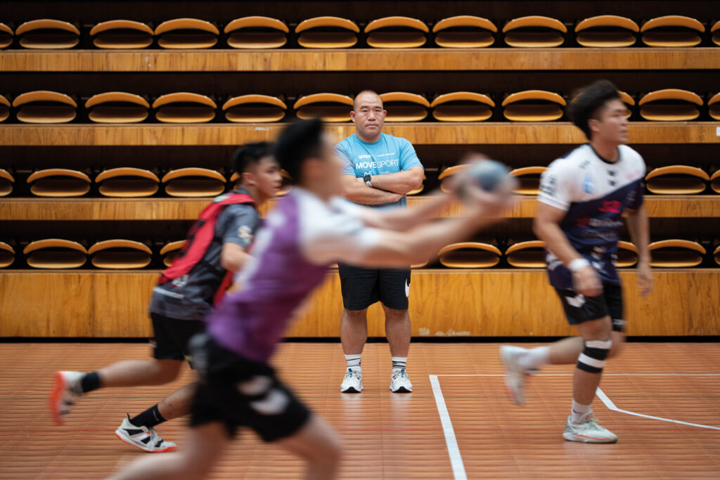 Coach Wong U Hou wants more kids to get into the sport, but says handball’s low profile means they often turn to more familiar games