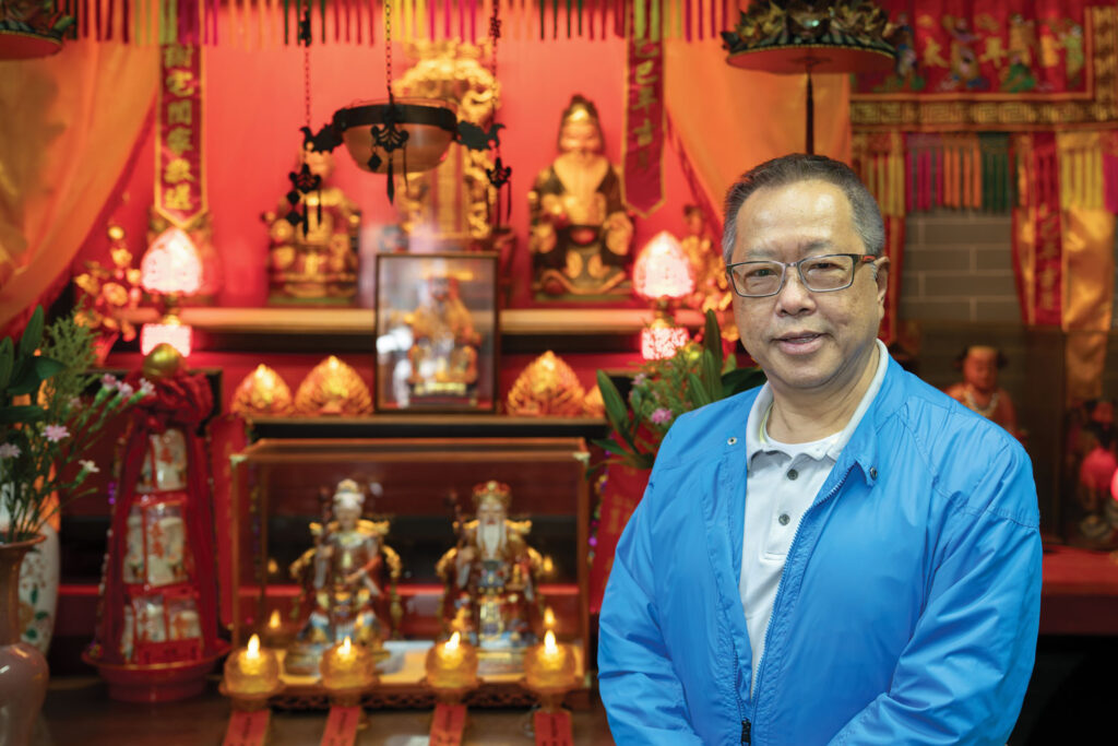 Lo Seng Chung traces his devotion to the Earth god back to childhood