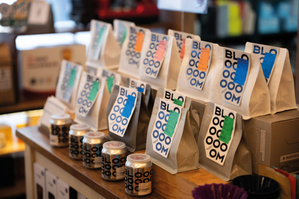 Blooom sells beans to those who’d like to brew quality coffee at home