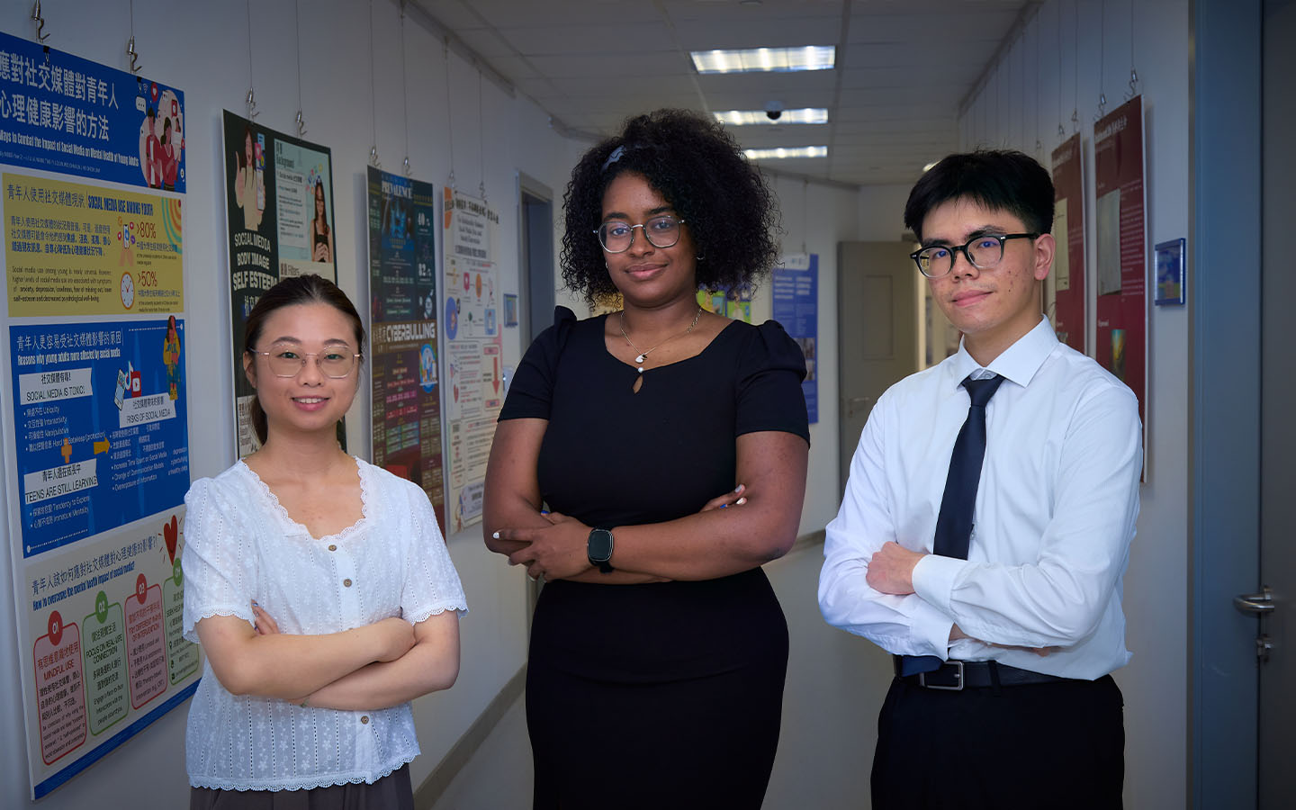 Li Yan Wa, Elmira Victória Coutinho and Mason Iao Kai Hei are ready to embark on rewarding careers in medicine thanks to robust training at Macao’s first and only medical school