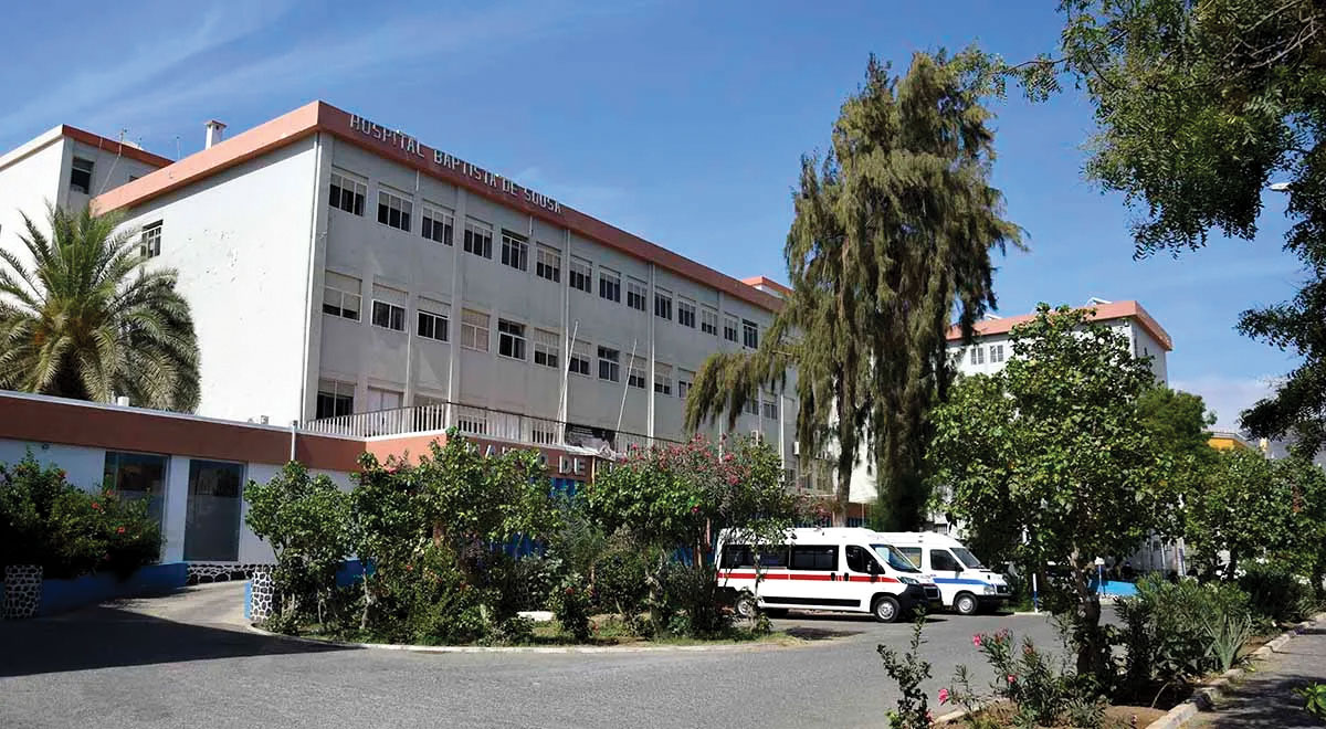 The new maternity unit at Baptista de Sousa Hospital on São Vicente Island
