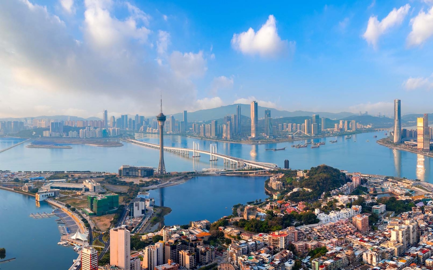 July,19,,2025:,Aerial,View,Of,Zhuhai,City,And,Macao