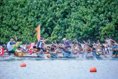 The action hots up in the water during the second day of the races on 21 June. This day saw the Macao Small Dragon Boat Race, the Open Category, the Women’s Category, the Macao Entities Small Dragon Boat Race and the Macao University Student Small Dragon Boat Race