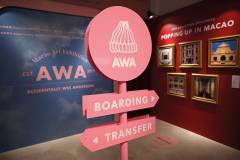 AWA Exhibition in Macao takes explorers on a journey through the captivating Wes Anderson-esque landscape