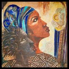 'Kianga (Sunlight)' (2019) by Eva Tomé from São Tomé and Príncipe