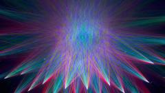 Light Sculpture - Plane creates a three-dimensional kaleidoscope of light