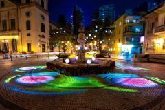 Bathing in the ‘Sparkle of Lights’, Cathedral Square transforms into a festive, musical spectacle each evening with one-minute light shows that breathe life into the fountains, trees, and cobblestones