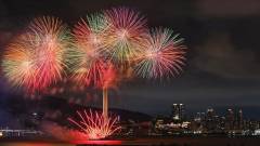 The team from the Philippines put on a spectacular show for the city