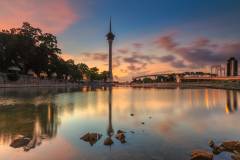 The iconic Macau Tower which opened in 2001 is captured from Sai Van Lake | Photo by Julius Santos