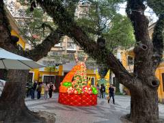 Displays throughout the city ensured that no corner of Macao was left out of the fun
