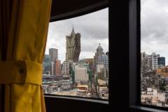 Rooms with a view. The characteristic curvature of some of the Grande Hotel’s windows may not have changed since the 1940s, but the skyline is dramatically different