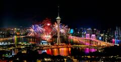 Thailand’s team put on an especially colourful show