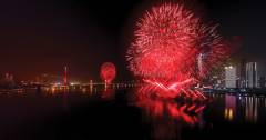 The beautiful fireworks show on 23 December symbolised unity, celebration, bliss and prosperity | Photo by Government Information Bureau