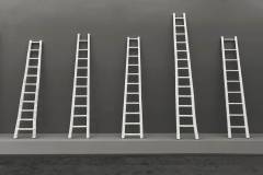 Chinese Ladder, 2019 (white marble)