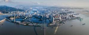 To finish off our display, here’s an aerial view of the entire Macao peninsula. A fascinating Asian city, wherever you view it from.
